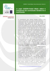 Lire la suite à propos de l’article Le projet COGESPA-Tchabal Mbabo obtient le consentement des communautés riveraines de ce massif forestier