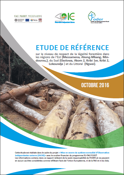Lire la suite à propos de l’article Etude de référence sur le niveau de respect de la légalité dans le régions de l’Est (Messamena, Abong-Mbang, Mindourou,); du Sud (Ebolowa, Akom 2, Kribi 1er, Kribi 2, Lokoundje ) et du Littoral (Ngwei)