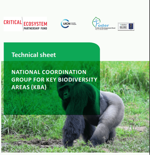Lire la suite à propos de l’article Technical sheet: NATIONAL COORDINATION GROUP FOR KEY BIODIVERSITY AREAS (KBA)