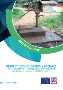 Lire la suite à propos de l’article Respect des obligations sociales par les entreprises forestières au Cameroun: que faire pour renforcer la légalité des bois ?