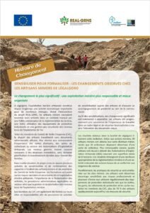 Lire la suite à propos de l’article SENSIBILISER POUR FORMALISER : LES CHANGEMENTS OBSERVÉS CHEZ LES ARTISANS MINIERS DE LÉGALGORO
